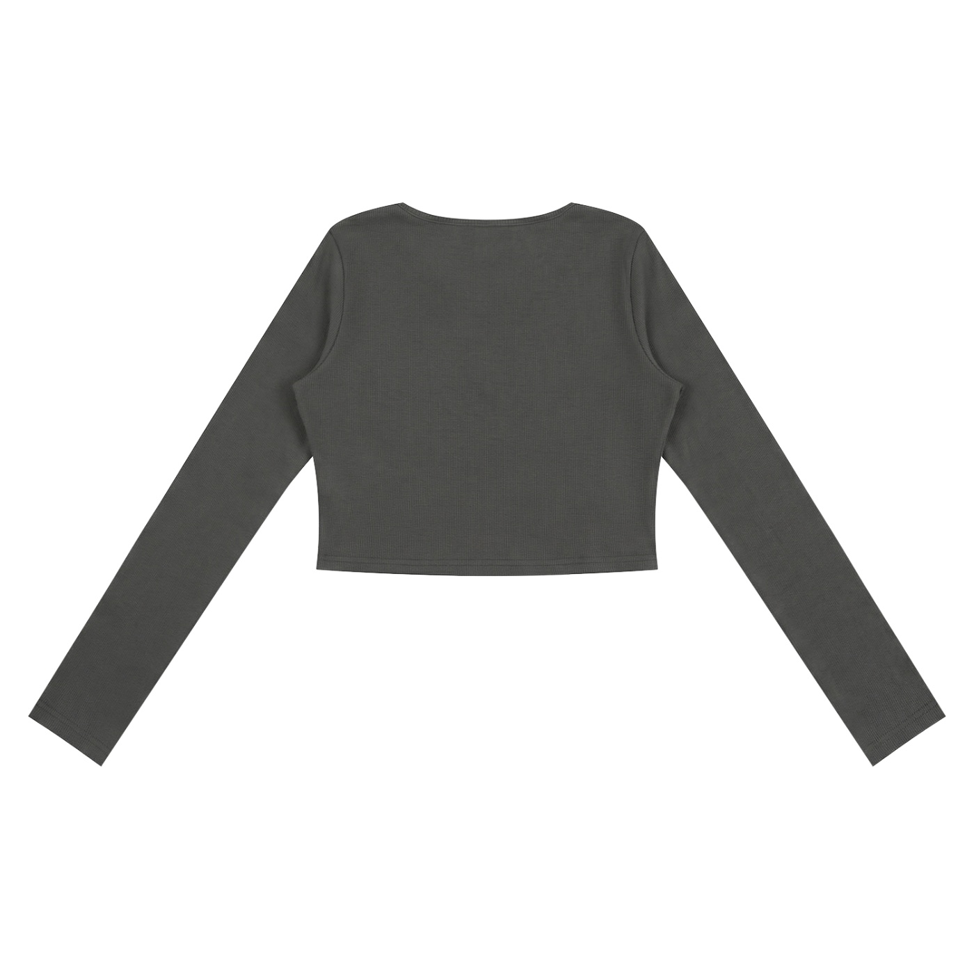 South Vinland – Women’s Touchmark Ruched Long Sleeve Crop · G001 - Image 4