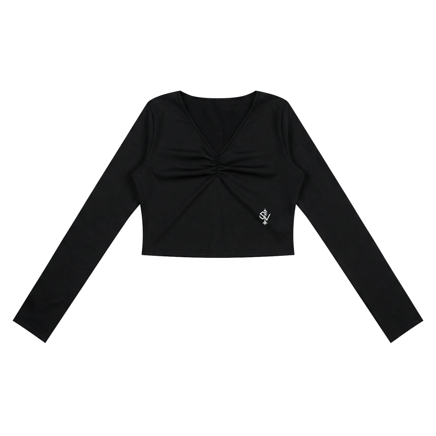 South Vinland – Women’s Touchmark Ruched Long Sleeve Crop · G001