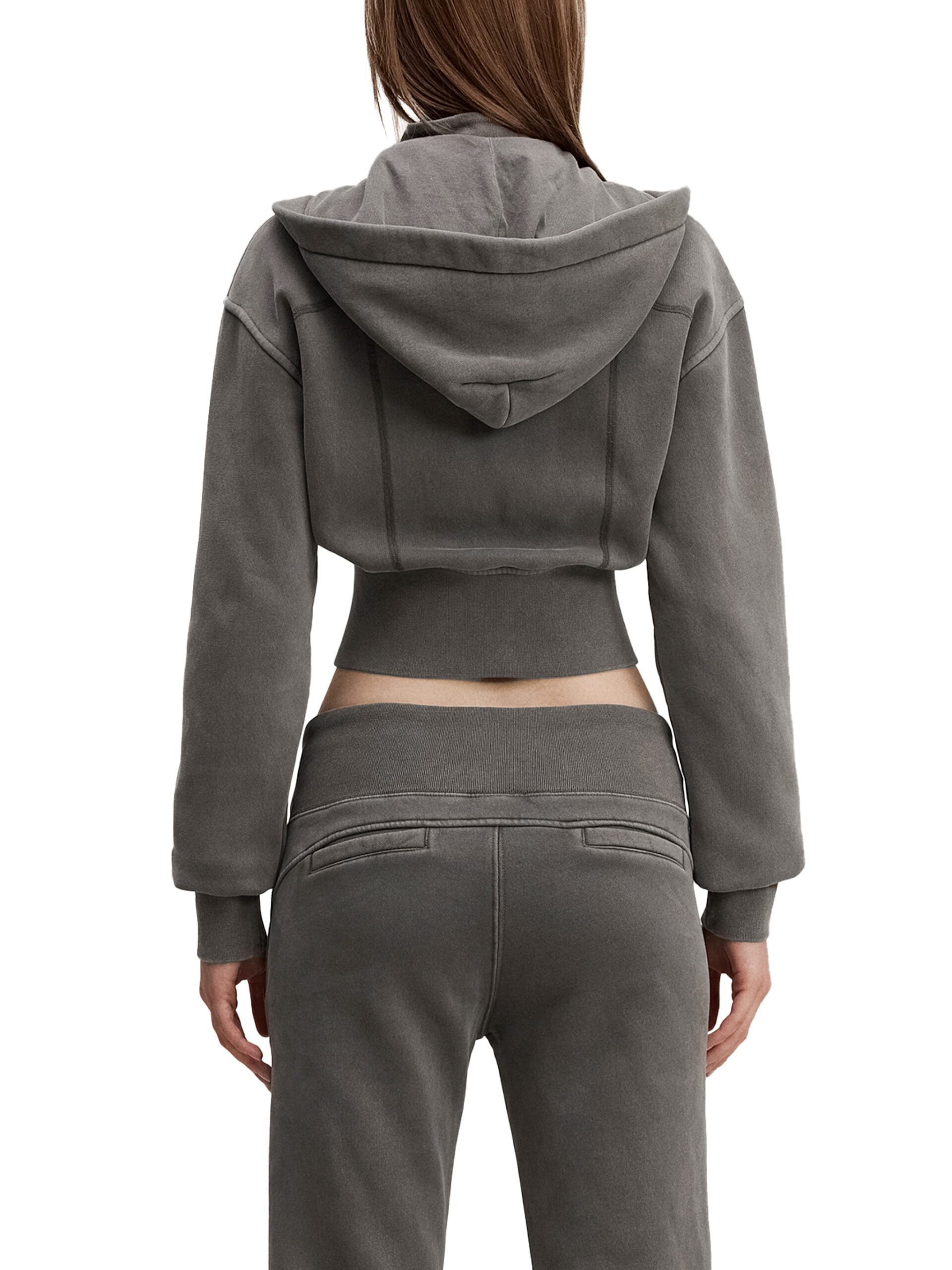 South Vinland – Women’s Washed Cropped Fleece Hoodie - Image 7