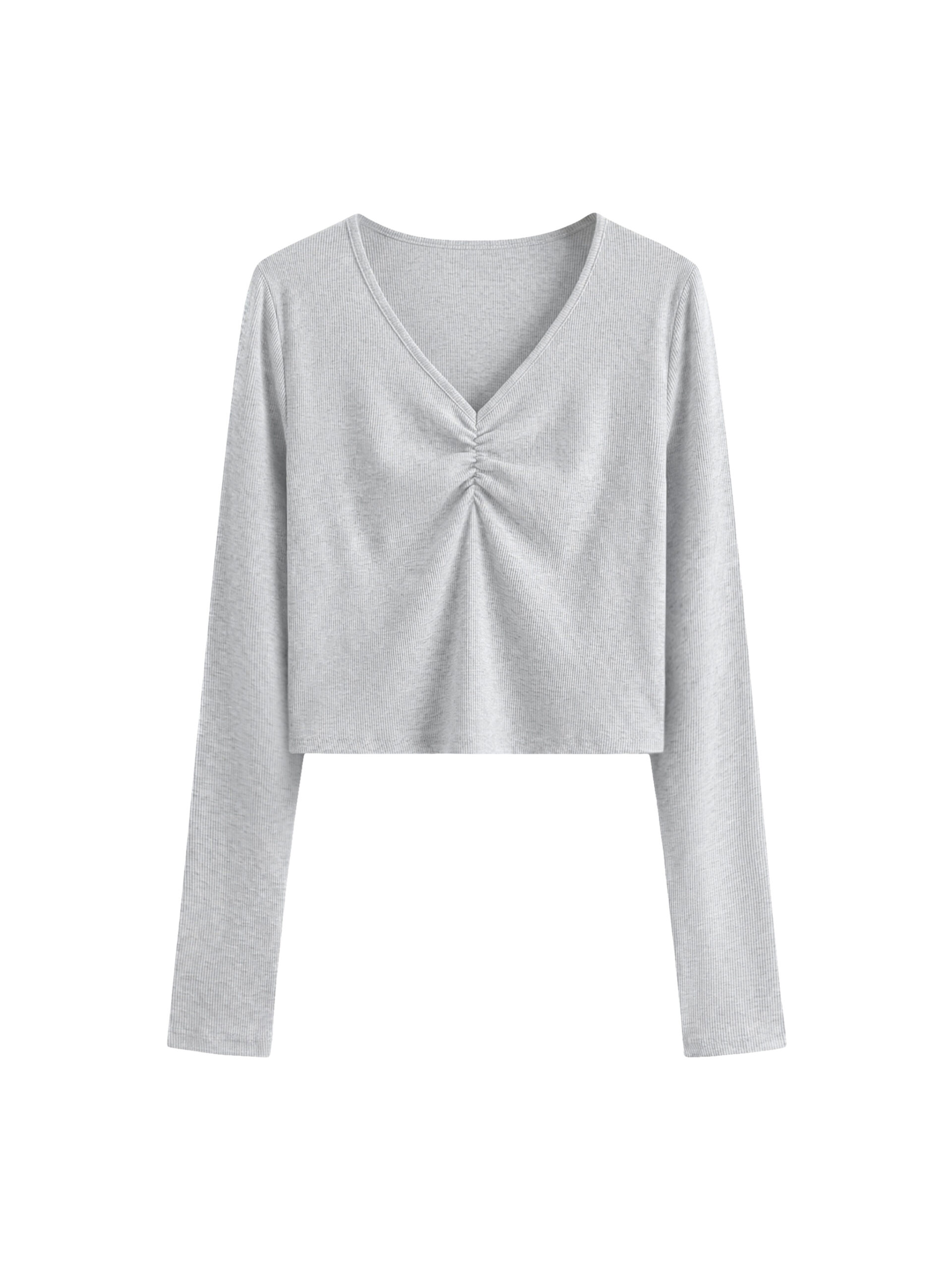 South Vinland – Women’s Touchmark Ruched Long Sleeve Crop · G001 - Image 5