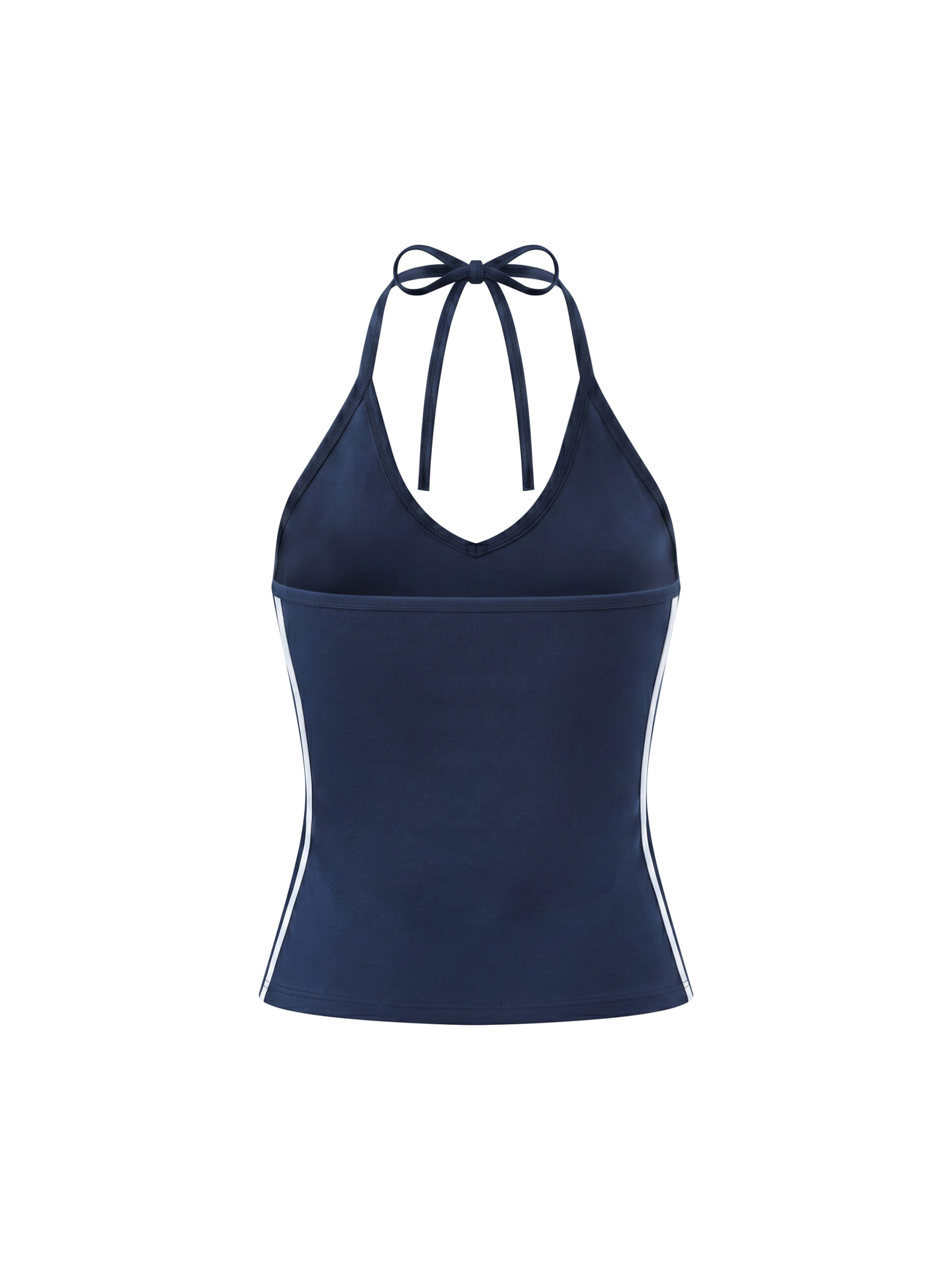 South Vinland – Women’s Colorblock Halter Crop Top - Image 4