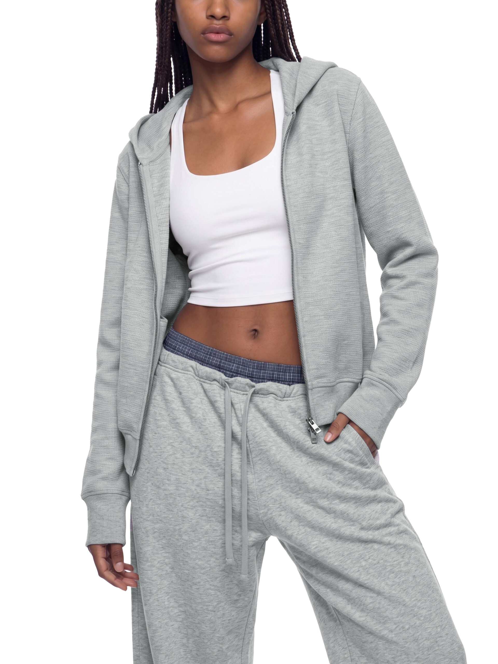 South Vinland – Women’s Touchmark Waffle Zip Hoodie · G001 - Image 12